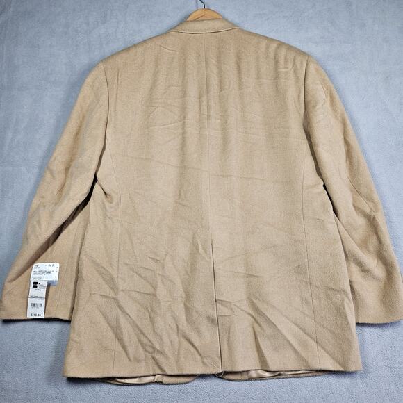 Vintage Stafford Camel Hair Blazer Mens Size 44R Classic Fit Jacket Old Money - Picture 12 of 16